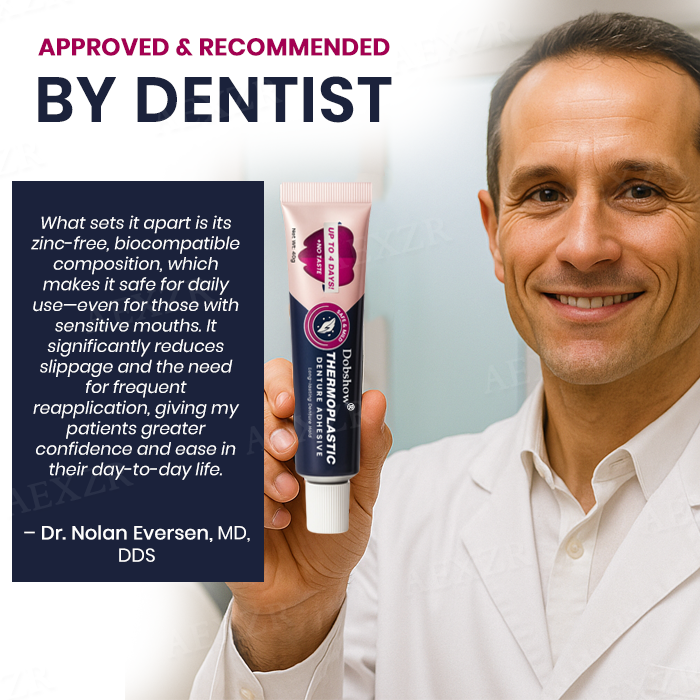 🔥Hot Sales - 50% OFF🦷Dobshow® Thermoplastic Denture Adhesive