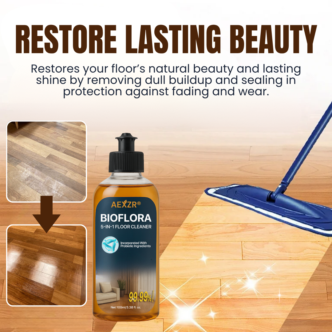 🌟 Official Store |🔥Hot Sale - 50% OFF🌿AEXZR® BioFlora 5-in-1 Floor Cleaner