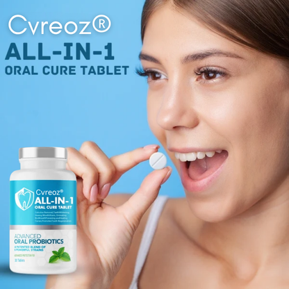 Limited Stock Left!! Cvreoz® All-in-1 Oral Cure Tablet - 👩‍⚕️ Recommended by Experts! 🔥 30-Days Money-Back Guarantee! 💰