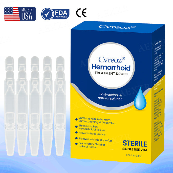 🔥Official Store| Cvreoz® Hemorrhoid Treatment Drops✅ Find Relief from Hemorrhoids Today!🔥Already Sold Over 30,000 Boxes🔥