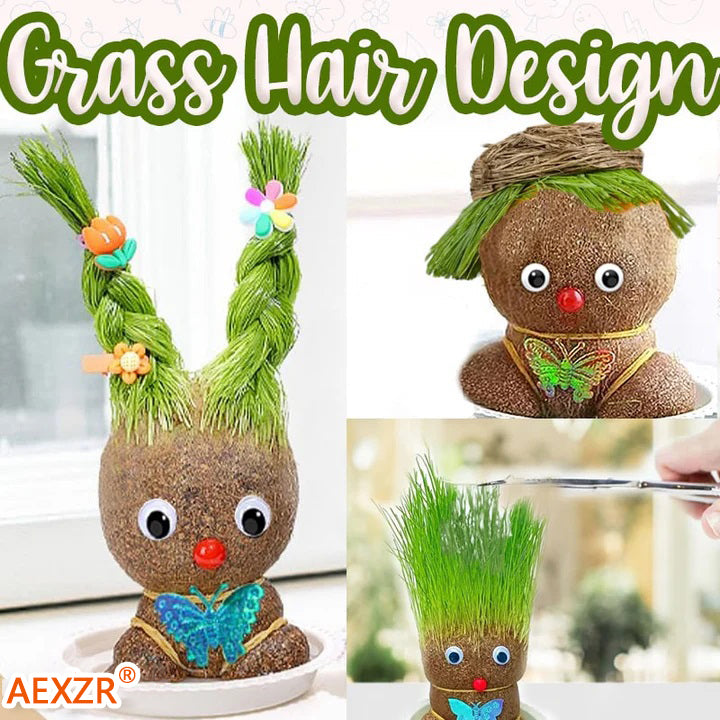 AEXZR® Grass Head Doll