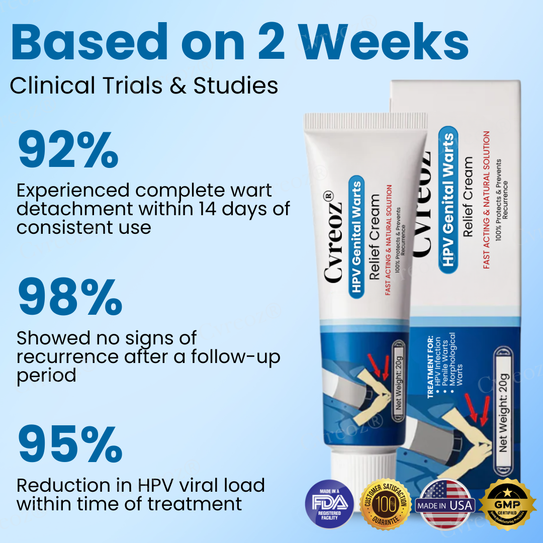 15 pcs left! Cvreoz® HPV Genital Warts Relief Cream ✅ 70% Off! Ends in 10 Minutes💨💙