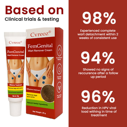 19 Pieces LEFT!!.. Cvreoz® FemGenital Wart Remover Cream ✅ 70% Off! Ends in 10 Minutes!