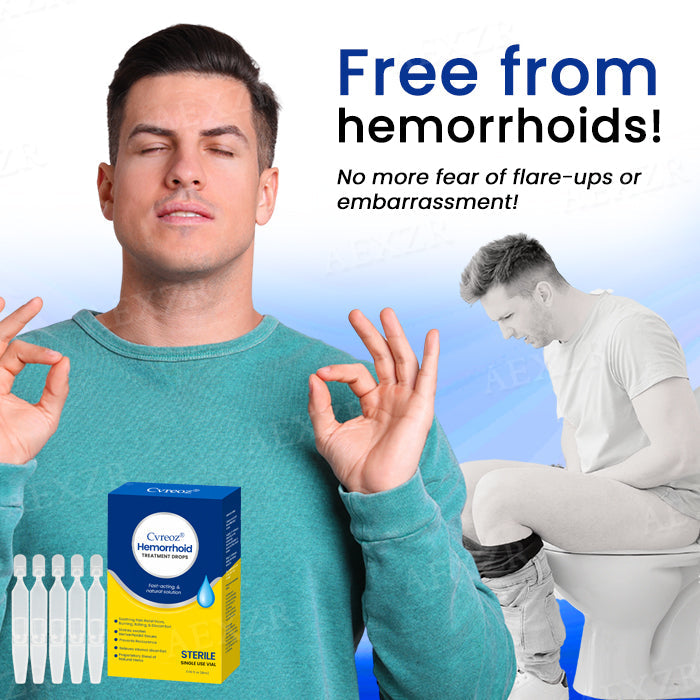 🔥Official Store| Cvreoz® Hemorrhoid Treatment Drops✅ Find Relief from Hemorrhoids Today!🔥Already Sold Over 30,000 Boxes🔥