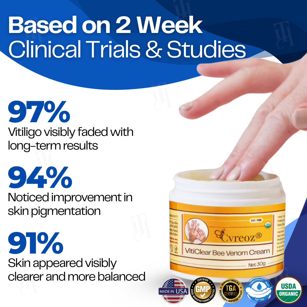 21 Pieces LEFT!!.. Cvreoz® VitiClear Bee Venom Cream