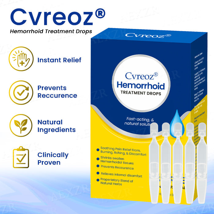 🔥Official Store| Cvreoz® Hemorrhoid Treatment Drops✅ Find Relief from Hemorrhoids Today!🔥Already Sold Over 30,000 Boxes🔥